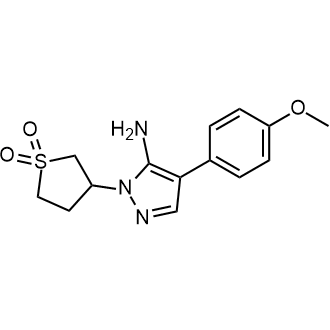 3-(5-Amino-4-(4-methoxyphenyl)-1H-pyrazol-1-yl)tetrahydrothiophene 1,1-dioxide|CS-0605709