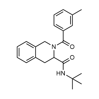N-(tert-butyl)-2-(3-methylbenzoyl)-1,2,3,4-tetrahydroisoquinoline-3-carboxamide|CS-0605903