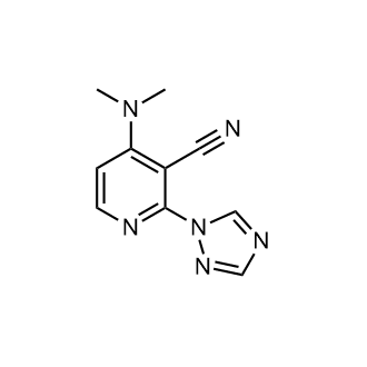 4-(Dimethylamino)-2-(1H-1,2,4-triazol-1-yl)nicotinonitrile|CS-0606158