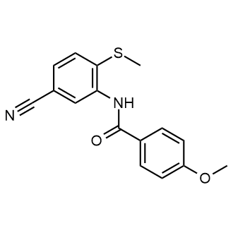 N-(5-cyano-2-(methylthio)phenyl)-4-methoxybenzamide|CS-0606235