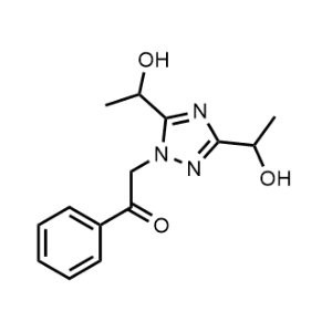 2-(3,5-Bis(1-hydroxyethyl)-1H-1,2,4-triazol-1-yl)-1-phenylethan-1-one|CS-0606279