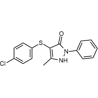 4-((4-Chlorophenyl)thio)-5-methyl-2-phenyl-1,2-dihydro-3H-pyrazol-3-one|CS-0606281
