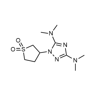 3-(3,5-Bis(dimethylamino)-1H-1,2,4-triazol-1-yl)tetrahydrothiophene 1,1-dioxide|CS-0606424
