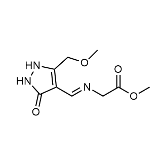 Methyl 2-(((5-(methoxymethyl)-3-oxo-2,3-dihydro-1H-pyrazol-4-yl)methylene)amino)acetate|CS-0606509