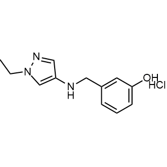 3-(((1-Ethyl-1H-pyrazol-4-yl)amino)methyl)phenol hydrochloride|CS-0606676