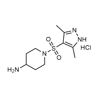 1-((3,5-Dimethyl-1H-pyrazol-4-yl)sulfonyl)piperidin-4-amine hydrochloride|CS-0606686
