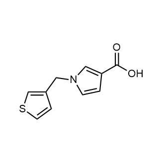 1-(Thiophen-3-ylmethyl)-1H-pyrrole-3-carboxylic acid|CS-0606862