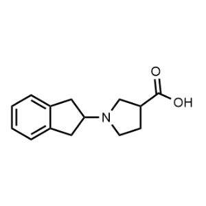 1-(2,3-Dihydro-1H-inden-2-yl)pyrrolidine-3-carboxylic acid|CS-0606902