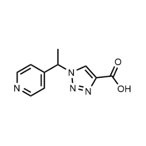1-(1-(Pyridin-4-yl)ethyl)-1H-1,2,3-triazole-4-carboxylic acid|CS-0607022
