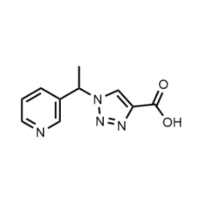 1-(1-(Pyridin-3-yl)ethyl)-1H-1,2,3-triazole-4-carboxylic acid|CS-0607024