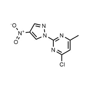 4-Chloro-6-methyl-2-(4-nitro-1H-pyrazol-1-yl)pyrimidine|CS-0607053