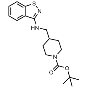 Tert-butyl 4-((benzo[d]isothiazol-3-ylamino)methyl)piperidine-1-carboxylate|CS-0607132