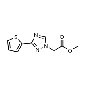 Methyl 2-(3-(thiophen-2-yl)-1H-1,2,4-triazol-1-yl)acetate|CS-0607164