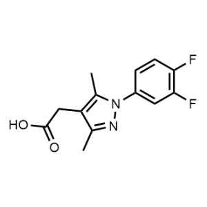 2-(1-(3,4-Difluorophenyl)-3,5-dimethyl-1H-pyrazol-4-yl)acetic acid|CS-0607193