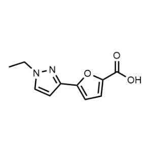 5-(1-Ethyl-1H-pyrazol-3-yl)furan-2-carboxylic acid|CS-0607289