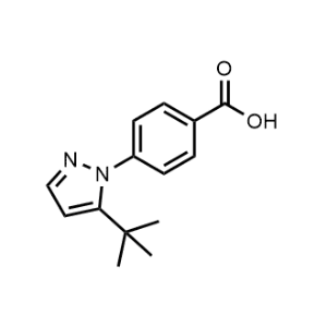 4-(5-(Tert-butyl)-1H-pyrazol-1-yl)benzoic acid|CS-0607379