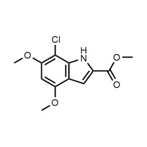 Methyl 7-chloro-4,6-dimethoxy-1H-indole-2-carboxylate|CS-0607459