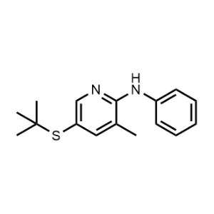 5-(Tert-butylthio)-3-methyl-N-phenylpyridin-2-amine|CS-0607493