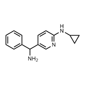 5-(Amino(phenyl)methyl)-N-cyclopropylpyridin-2-amine|CS-0607514