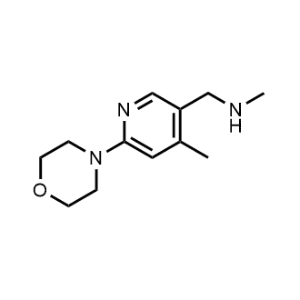 N-methyl-1-(4-methyl-6-morpholinopyridin-3-yl)methanamine|CS-0607544