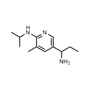 5-(1-Aminopropyl)-N-isopropyl-3-methylpyridin-2-amine|CS-0607553