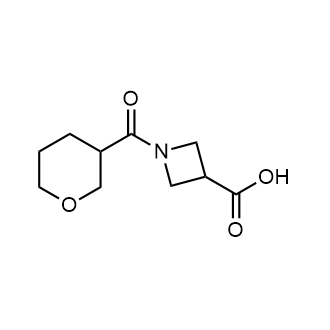 1-(Tetrahydro-2H-pyran-3-carbonyl)azetidine-3-carboxylic acid|CS-0607759
