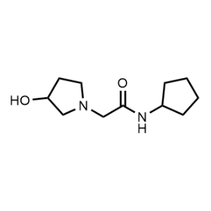 N-cyclopentyl-2-(3-hydroxypyrrolidin-1-yl)acetamide|CS-0607769