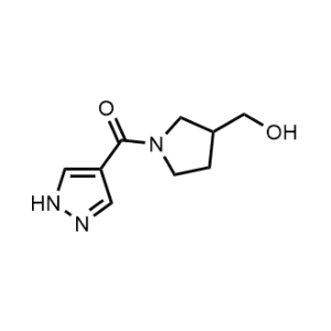 (3-(Hydroxymethyl)pyrrolidin-1-yl)(1H-pyrazol-4-yl)methanone|CS-0607837