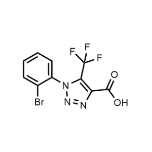 1-(2-Bromophenyl)-5-(trifluoromethyl)-1H-1,2,3-triazole-4-carboxylic acid|CS-0607955