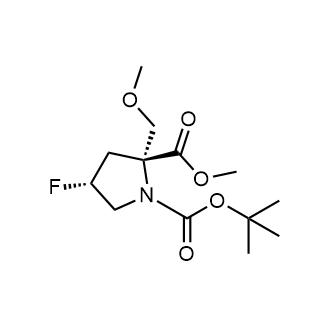 1-(tert-Butyl) 2-methyl (2R,4R)-4-fluoro-2-(methoxymethyl)pyrrolidine-1,2-dicarboxylate|CS-0608172