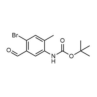 tert-Butyl (4-bromo-5-formyl-2-methylphenyl)carbamate|CS-0608191