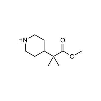 Methyl 2-methyl-2-(piperidin-4-yl)propanoate|CS-0608666