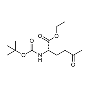ethyl (S)-2-((tert-butoxycarbonyl)amino)-5-oxohexanoate|CS-0608675