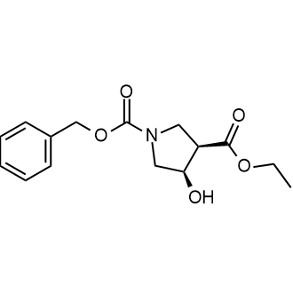 1-Benzyl 3-ethyl (3R,4R)-4-hydroxypyrrolidine-1,3-dicarboxylate|CS-0608951