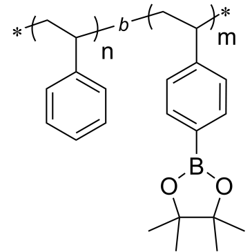 Polystyrene-b-poly(4-vinylboronate pinacol ester) copolymer|CS-0609125