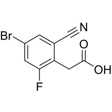 2-(4-Bromo-2-cyano-6-fluorophenyl)acetic acid|CS-0609597