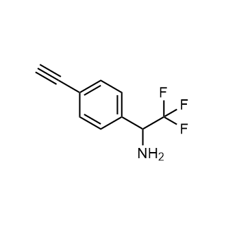 1-(4-Ethynylphenyl)-2,2,2-trifluoroethan-1-amine|CS-0609860