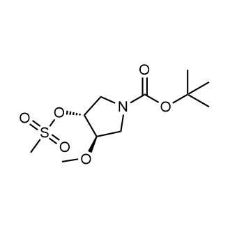 (3R,4R)-tert-Butyl 3-methoxy-4-((methylsulfonyl)oxy)pyrrolidine-1-carboxylate|CS-0610035