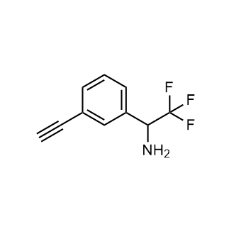 1-(3-Ethynylphenyl)-2,2,2-trifluoroethan-1-amine|CS-0610197