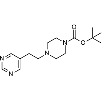 tert-Butyl 4-(2-(pyrimidin-5-yl)ethyl)piperazine-1-carboxylate|CS-0610500