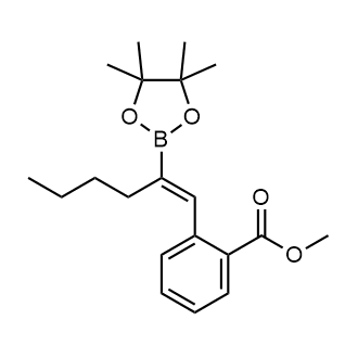 (Z)-Methyl 2-(2-(4,4,5,5-tetramethyl-1,3,2-dioxaborolan-2-yl)hex-1-en-1-yl)benzoate|CS-0610550