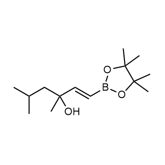 (E)-3,5-Dimethyl-1-(4,4,5,5-tetramethyl-1,3,2-dioxaborolan-2-yl)hex-1-en-3-ol|CS-0610561