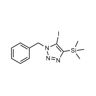 1-Benzyl-5-iodo-4-(trimethylsilyl)-1H-1,2,3-triazole|CS-0610595