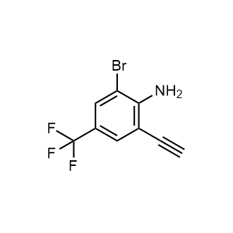 2-Bromo-6-ethynyl-4-(trifluoromethyl)aniline|CS-0611485