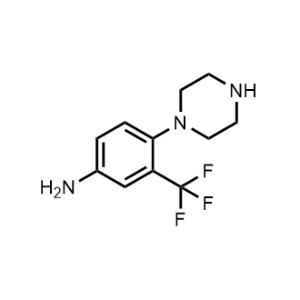 4-(Piperazin-1-yl)-3-(trifluoromethyl)aniline|CS-0611785