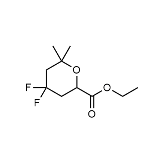 Ethyl 4,4-difluoro-6,6-dimethyltetrahydro-2H-pyran-2-carboxylate|CS-0611942