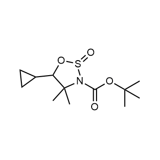tert-Butyl 5-cyclopropyl-4,4-dimethyl-1,2,3-oxathiazolidine-3-carboxylate 2-oxide|CS-0611953