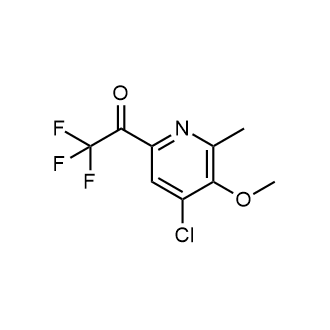 1-(4-Chloro-5-methoxy-6-methylpyridin-2-yl)-2,2,2-trifluoroethan-1-one|CS-0612028
