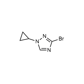 3-Bromo-1-cyclopropyl-1H-1,2,4-triazole|CS-0612059