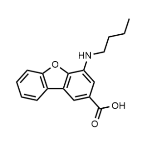 4-(Butylamino)dibenzo[b,d]furan-2-carboxylic acid Bumetanide Impurity|CS-0612103